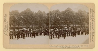 Stereografische afdruk van het diamanten jubileum van koningin Victoria door English Photographer