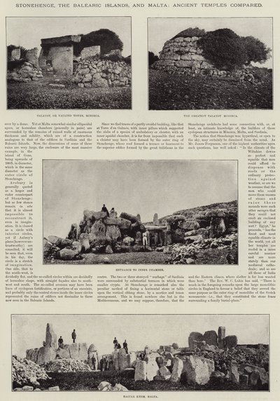 Stonehenge, de Balearen en Malta, oude tempels vergeleken door English Photographer