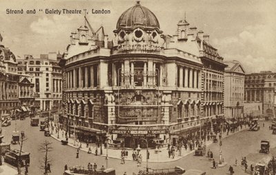 Strand en Gaiety Theatre, Londen door English Photographer