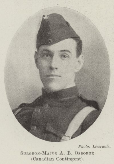 Chirurg-majoor A B Osborne, Canadees contingent door English Photographer