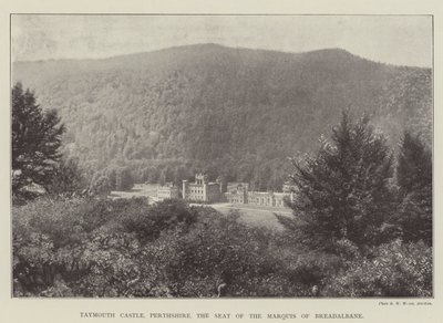Taymouth Kasteel, Perthshire, de Residentie van de Markies van Breadalbane door English Photographer