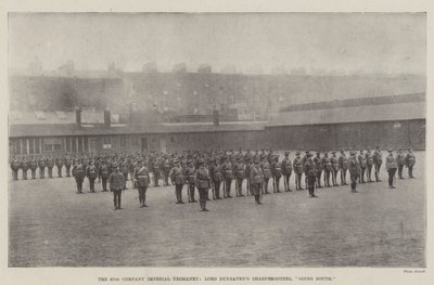 De 67e Compagnie Imperial Yeomanry, Lord Dunravens Scherpschutters, op weg naar het zuiden door English Photographer