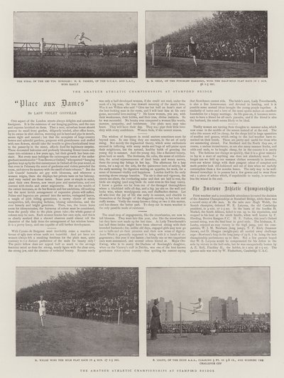De Amateur Atletiekkampioenschappen op Stamford Bridge door English Photographer