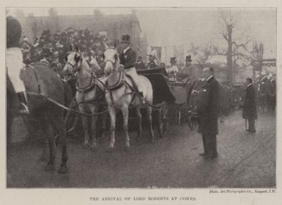De aankomst van Lord Roberts in Cowes door English Photographer