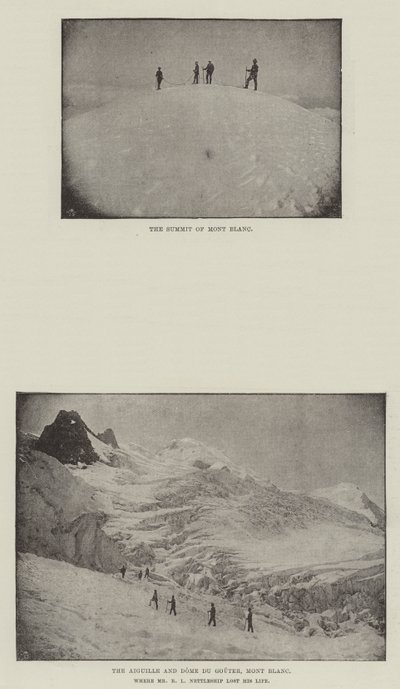 De Beklimming van de Mont Blanc door English Photographer