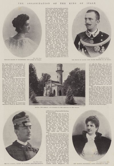 De moord op de koning van Italië door English Photographer