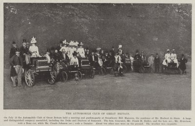De Automobielclub van Groot-Brittannië door English Photographer