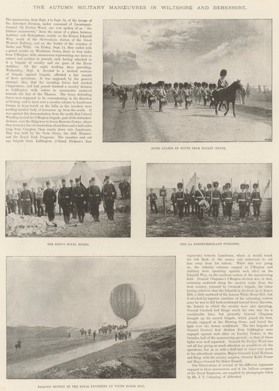 De herfst militaire manoeuvres in Wiltshire en Berkshire door English Photographer