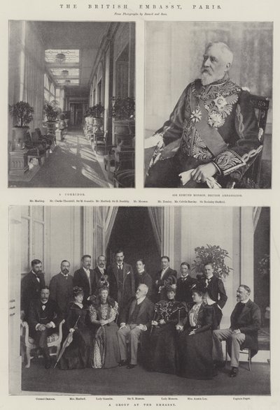De Britse ambassade, Parijs door English Photographer