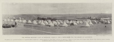 Het Britse Militaire Kamp in Estcourt, dat wordt versterkt voor de Bevrijding van Ladysmith door English Photographer