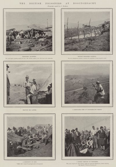 De Britse gevangenen in Nooitgedacht door English Photographer