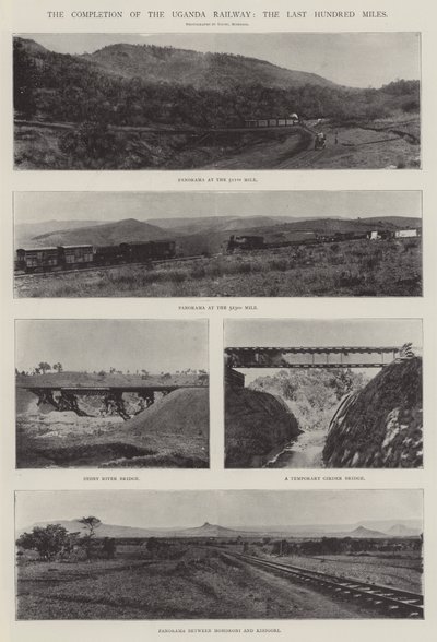 De voltooiing van de Oeganda-spoorweg, de laatste honderd mijl door English Photographer