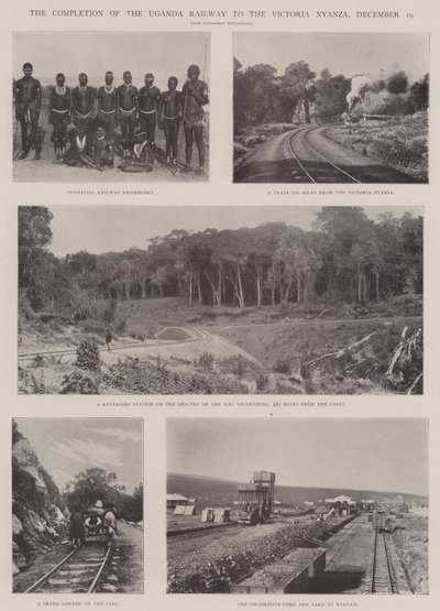 De voltooiing van de Oeganda-spoorweg naar de Victoria Nyanza, 19 december door English Photographer