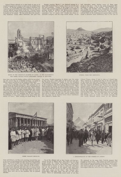 De Kretenzische Opstand van 1897 door English Photographer