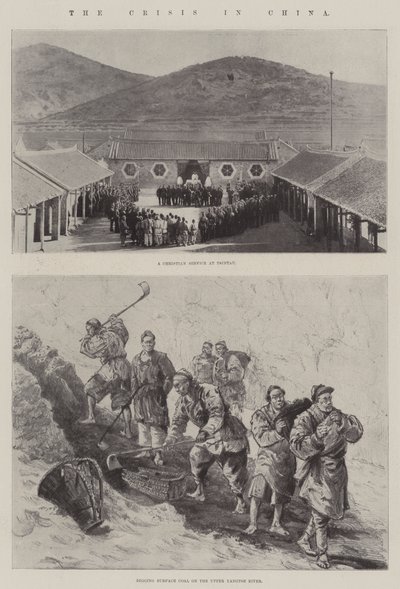 De crisis in China door English Photographer