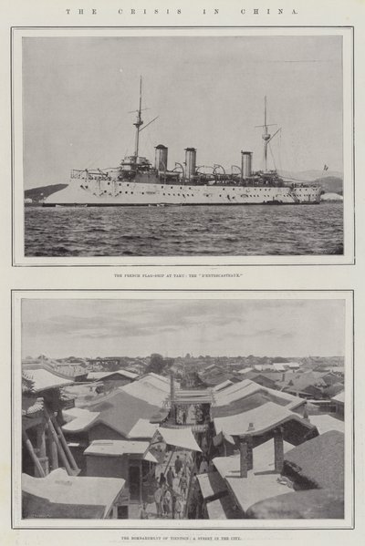 De crisis in China, 1900 door English Photographer
