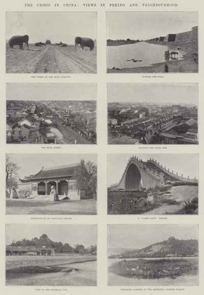 De crisis in China, beelden in Peking en omgeving door English Photographer