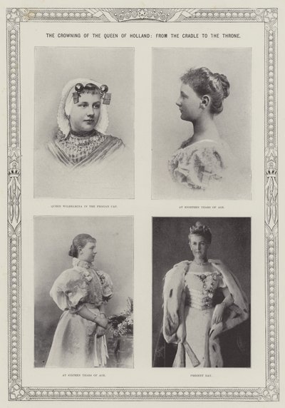 De Kroning van de Koningin van Nederland, van de Wieg tot de Troon door English Photographer