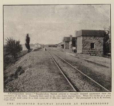 Het Verlaten Treinstation in Burghersdorp door English Photographer