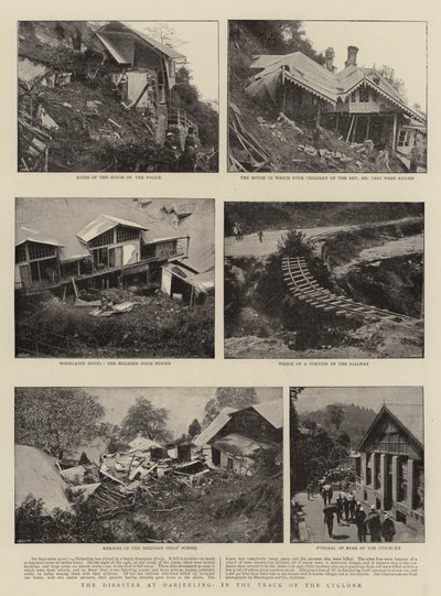 De ramp in Darjeeling, in het spoor van de cycloon door English Photographer