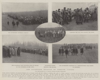 De Doukhobor Invasie van Yorkton, Canada door English Photographer