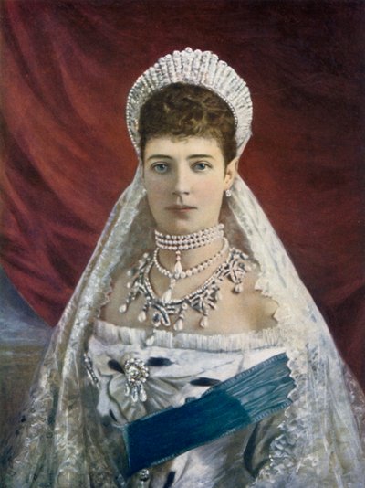 De keizerin-weduwe van Rusland door English Photographer
