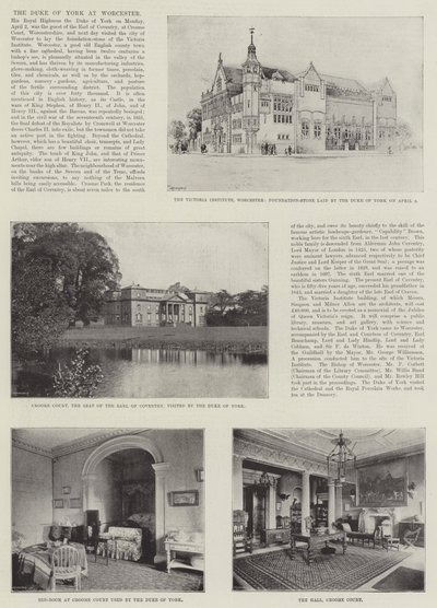 De Hertog van York in Worcester door English Photographer