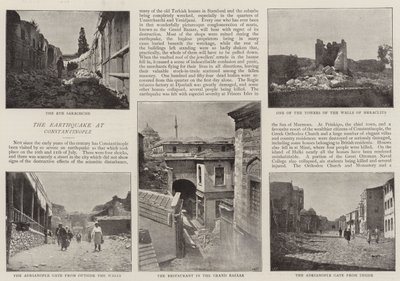 De aardbeving in Constantinopel door English Photographer