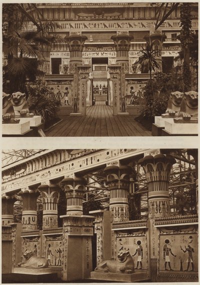 Het Egyptische hof door English Photographer