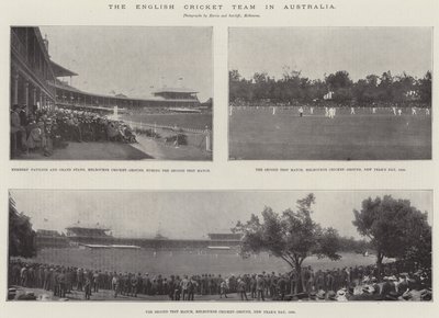 Het Engelse cricketteam in Australië door English Photographer