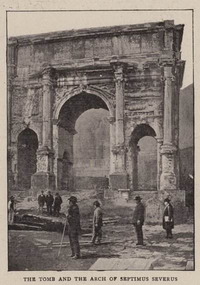 De opgravingen van Rome door English Photographer