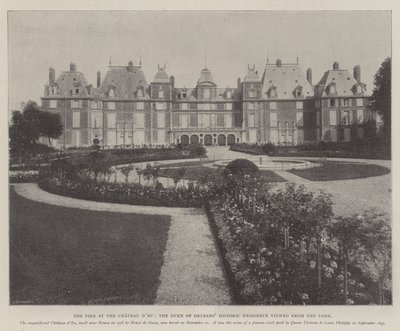 De Brand in het Chateau d