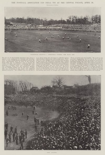 De finale van de Football Association Cup in het Crystal Palace, 20 april door English Photographer