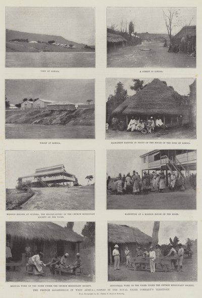 De Franse agressies in West-Afrika, scènes in het gebied van de Royal Niger Company door English Photographer