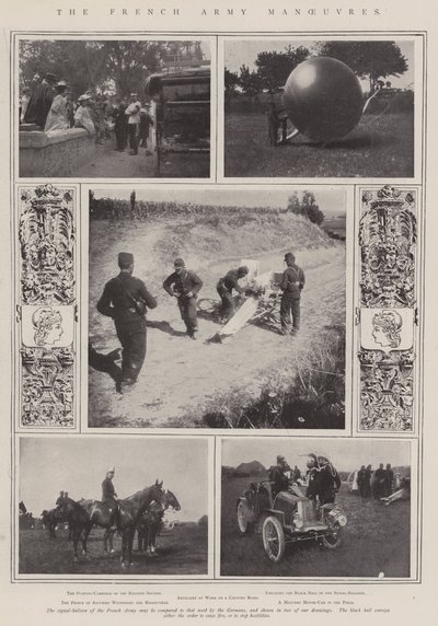 De manoeuvres van het Franse leger door English Photographer