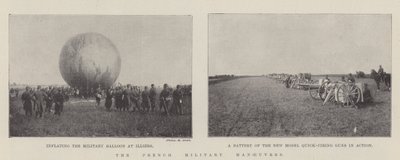 De Franse militaire manoeuvres door English Photographer
