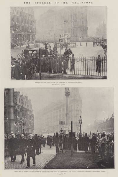 De begrafenis van meneer Gladstone door English Photographer