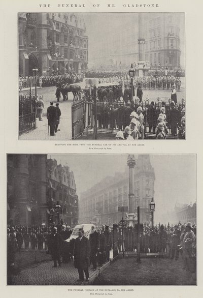 De begrafenis van meneer Gladstone door English Photographer
