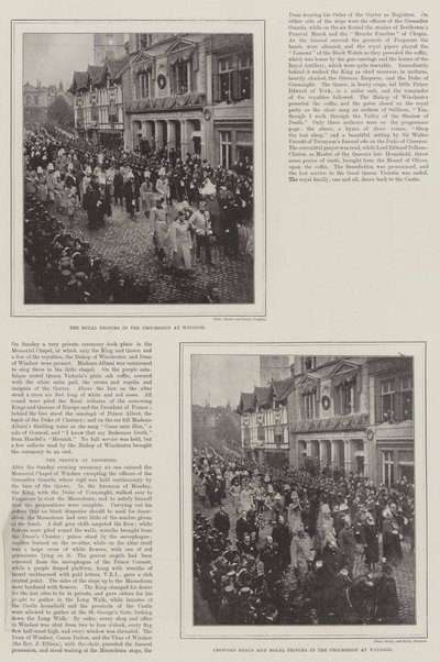 De begrafenis van koningin Victoria door English Photographer