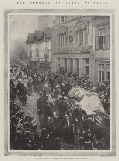 De begrafenis van koningin Victoria door English Photographer