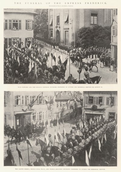 De Begrafenis van Keizerin Frederick door English Photographer
