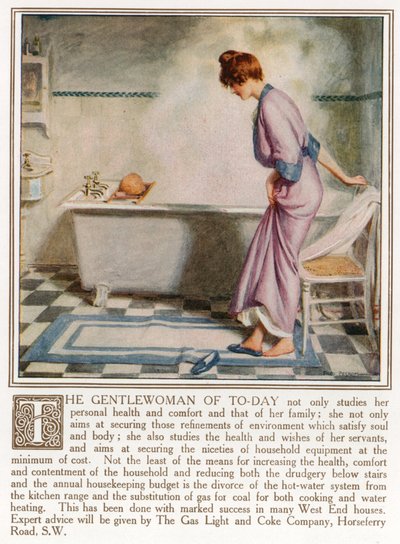 The Gas Light and Coke Company, Horseferry Road, S W. Advertentie door English Photographer