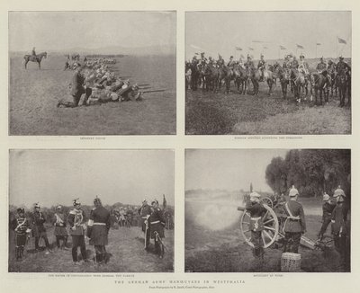 De manoeuvres van het Duitse leger in Westfalen door English Photographer