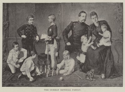 De Duitse keizerlijke familie door English Photographer