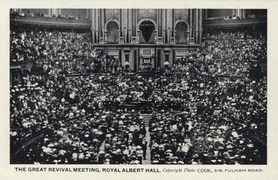 De Grote Opwekkingsbijeenkomst, Royal Albert Hall, Londen door English Photographer