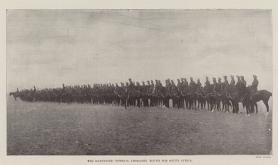 De Hampshire Imperial Yeomanry, op weg naar Zuid-Afrika door English Photographer