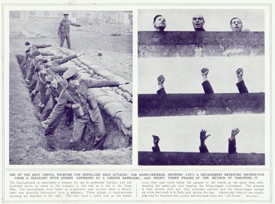 De Handgranaat, uit The Illustrated War News, gepubliceerd op 22 november 1939 door English Photographer