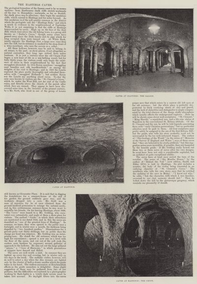 De Hastings Grotten door English Photographer