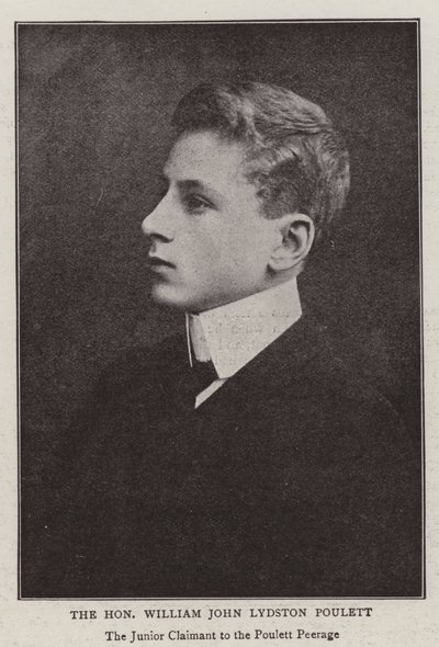 De eerwaarde William John Lydston Poulett door English Photographer