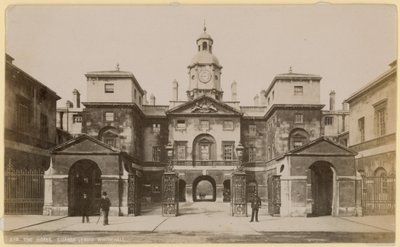 The Horse Guards vanaf Whitehall, Londen door English Photographer